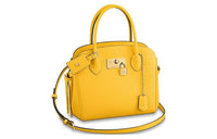 LOUIS VUITTON Calfskin Handbag Women's Yellow