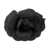CHANEL Silk Brooches Women's Black
