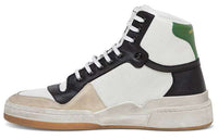 SAINT LAURENT SL24 Stylish Skateboarding Shoes Men's White Old-fashioned
