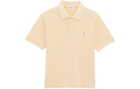 SAINT LAURENT Cassandre embroidered Polo Shirt
