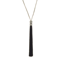 SAINT LAURENT Canvas Necklaces Men's Black
