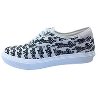 LOUIS VUITTON Trocadero Low-Top Skateboard Shoes Men's White