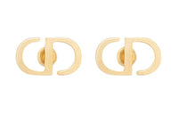 DIOR Stud Earrings Women's Gold