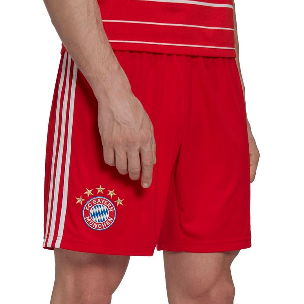 adidas FC Bayern 22/23 Home Shorts Asia Sizing 'Red White' H39901