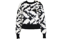 CHANEL Sweater Women's Black White Mixed Color