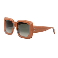 CELINE Acetate Square Sunglasses Women's Brown