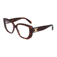 CELINE Acetate Cat Eye Eyeglass Frames Women's Brown
