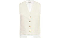 MIU MIU Vests Women's Ecru