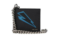PRADA Leather Wallet Men's Black