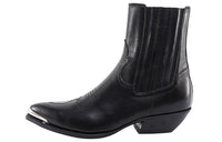 CELINE Short Chelsea Boots Men's Black