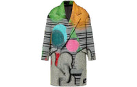 LOUIS VUITTON Coats Men Gray