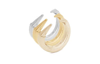 SAINT LAURENT 18K Gray Gold, Gold Rings Women's Multicolor