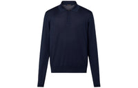 LOUIS VUITTON Silk And Cashmere Blend Long-Sleeved Polo Shirt