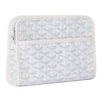 GOYARD JOUVENCE Canvas Toiletry Bag Small Size Unisex White