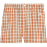 CELINE Boxer Shorts In Check Silk
