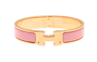 HERMES Metal Bracelets Women's Pink