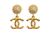 CHANEL Earrings Women's Gold