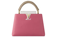 LOUIS VUITTON Capucines Taurillon Leather Capusin Shoulder Crossbody Handbag Regular Women's Pink & Brown