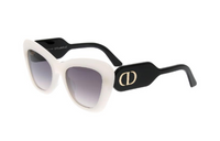 DIOR Butterfly Sunglasses Women's White