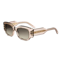 DIOR Acetate Square Sunglasses Women's Beige