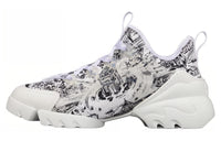 DIOR D-Connect Low-Top Casual Shoes Women's White Black