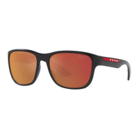 PRADA Nylon Square Sunglasses Men's Black