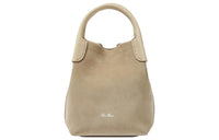Loro Piana Suede Shoulder Bag Crossbody Bag Handbag Women's Beige