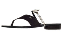 CHANEL Stylish Sandals Women's Black