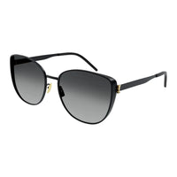 SAINT LAURENT Butterfly Sunglasses Women's Black