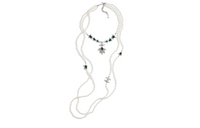 CHANEL Necklaces Women's White