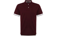 PRADA Polo Shirts Men Dark Red