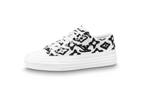 LOUIS VUITTON Stellar Low Top Casual Skateboard Shoes Women's Black White
