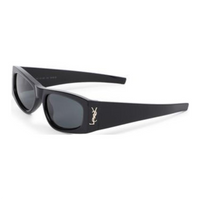 SAINT LAURENT Logo Rectangle-framed Sunglasses