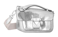 LOUIS VUITTON Monceau Cow Leather Monsoon Bag Shoulder Bag Crossbody Bag Regular Men's Silver