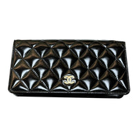CHANEL WOC Lambskin Crossbody Bag Shoulder Bag Mini Women's Black