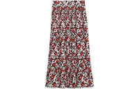 CELINE Casual Long Skirts Women's Red