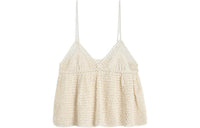 CELINE V-Neck Sleeveless Top