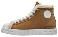 HERMES High-Top Skateboard Shoes Women's Brown