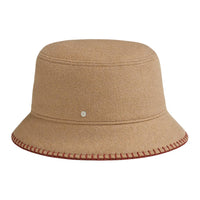 HERMES Wool Bucket Hats Unisex Brown