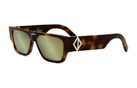DIOR Plastic Square Sunglasses Unisex Tortoiseshell