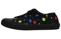 SAINT LAURENT Star And Moon Black Women's