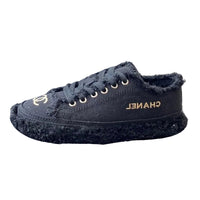 CHANEL Low-Top Canvas Shoes Women's