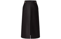 LOUIS VUITTON Anchor Button Midi Skirt