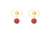 DIOR Metal Earrings Women's Gold