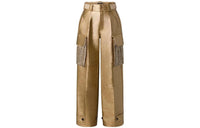 LOUIS VUITTON Cargo Pants Women's Gold