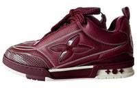 LOUIS VUITTON Skate Low-Top Skateboard Shoes Men's Deep Red