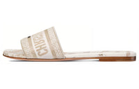 DIOR Dway Slide Slippers Women's White