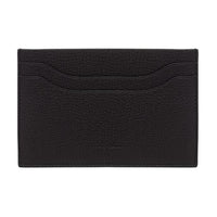 Loro Piana Leather Card Holder Men's Black