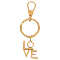 SAINT LAURENT Brass Keychains Women's Gold