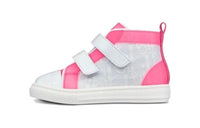 DIOR High-Top Toddler Shoes White Pink Infant And Toddler